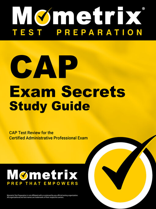 Title details for CAP Exam Secrets Study Guide by CAP Exam Secrets Test Prep Team - Available